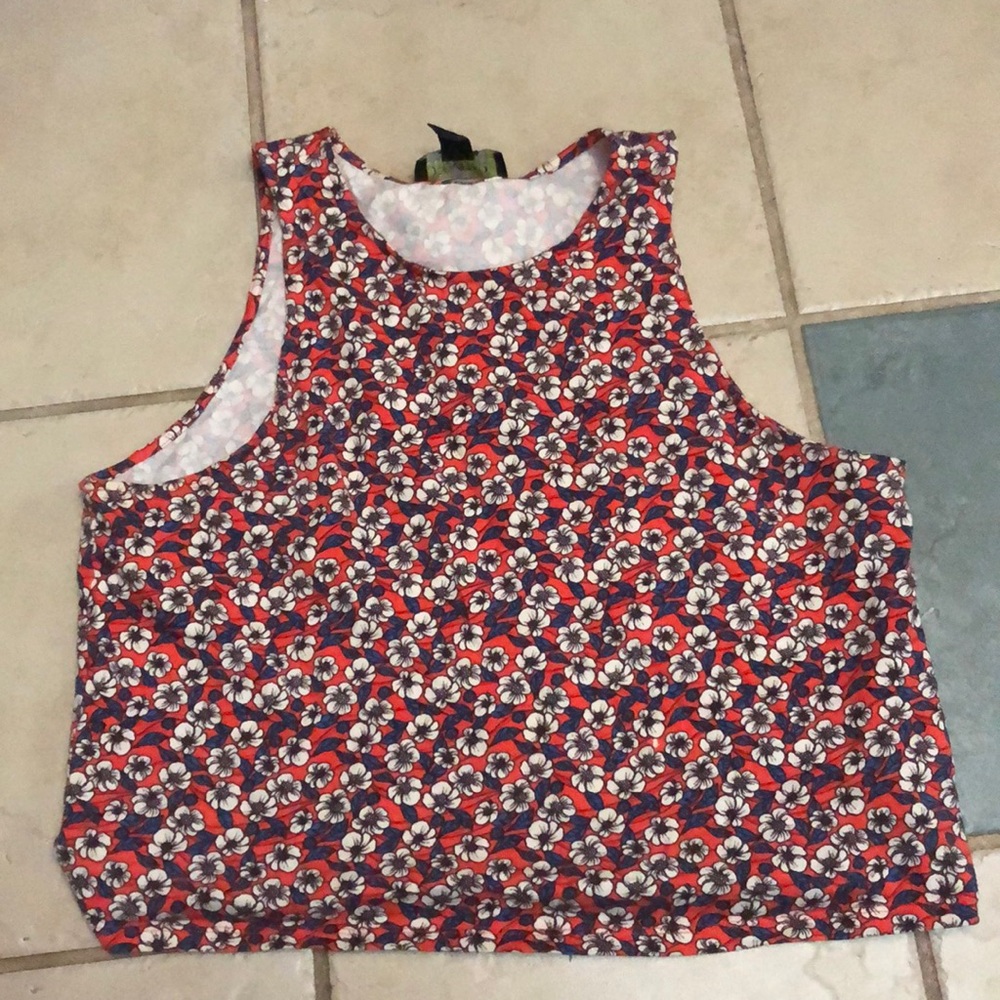 Forever 21 Floral Crop Top